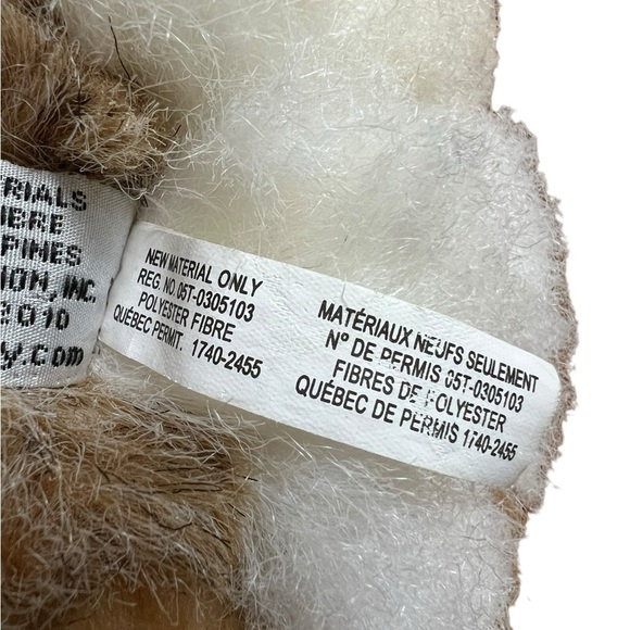 Hansa Rabbit Caramel Baby Bunny Plush Stuffed Animal Toy Tan White 14 Inch - Picture 7 of 7